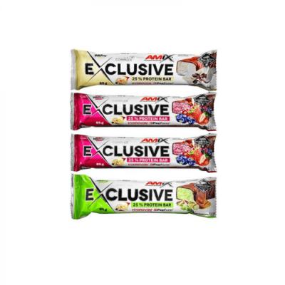 Amix Exclusive Protein bar 12 x 85 g čokoláda banán