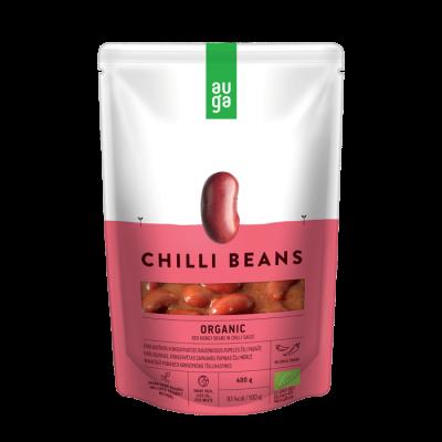 Auga Červená fazuľa v chilli omáčke bio 10 x 400 g