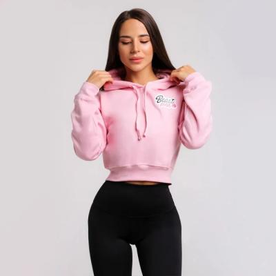 BeastPink Dámska mikina Crop Blush  XS