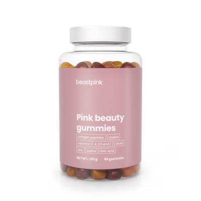 BeastPink Pink Beauty Gummies starfruit papaya cherry