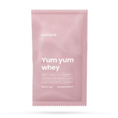 BeastPink Vzorka Yum Yum Whey 30 g karamelová sušienka