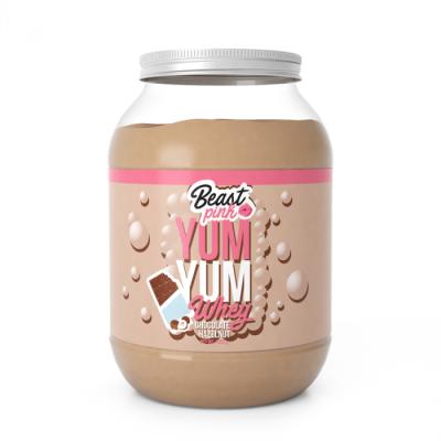 BeastPink Yum Yum Whey 1000 g biela čokoláda kokos