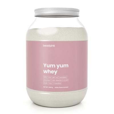 BeastPink Yum Yum Whey 1000 g karamelová sušienka