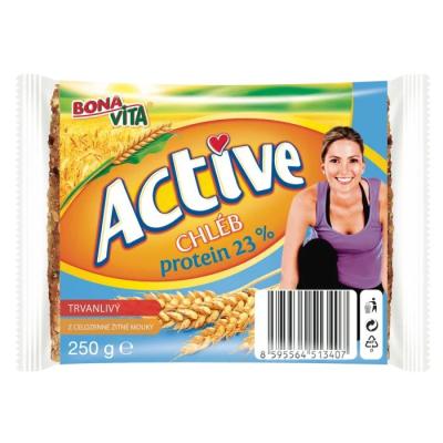 Bona Vita Trvanlivy chlieb Active protein 23% 250 g