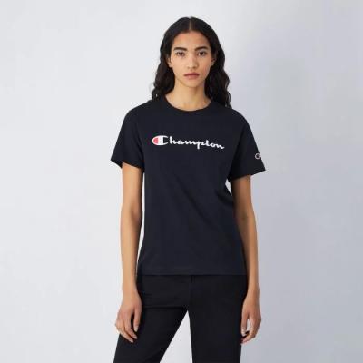 Champion Dámske tričko Big Logo Jersey Black  SS