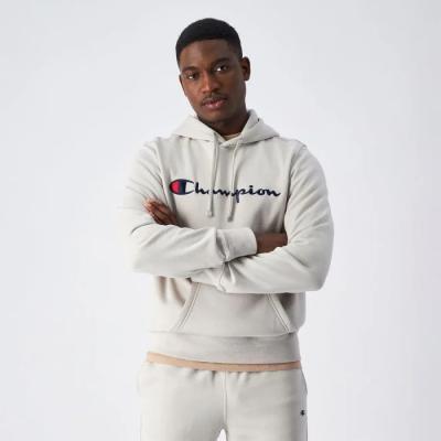 Champion Mikina Big Logo Fleece Grey  LL