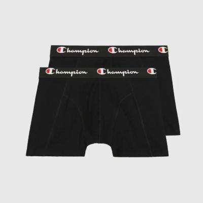 Champion Pánske boxerky Smooth Seam 2 Pack Black  SS