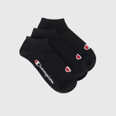 Champion Ponožky Low Cut 3Pack Black  LL - (43 - 46)