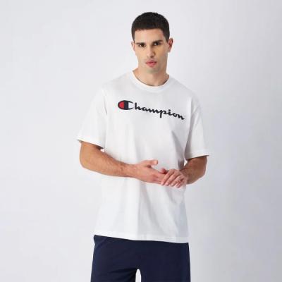 Champion Tričko Big Logo Jersey White  LL