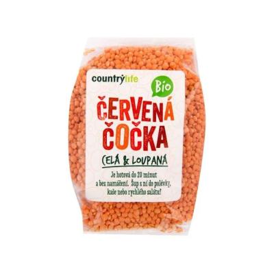 COUNTRY LIFE Šošovica červená celá lúpaná BIO 14 x 500 g