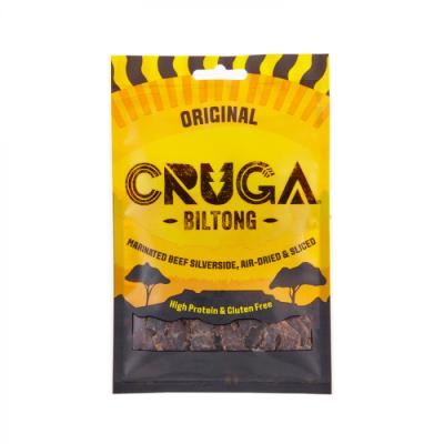 Cruga Biltong Sušené hovädzie mäso Beef Jerky 16 x 25 g čili