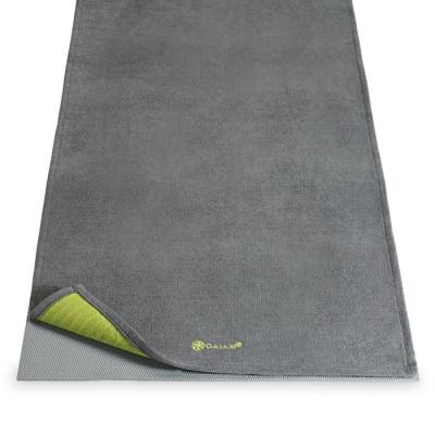 Gaiam Joga uterák na podložku GRAY/CITRON sivý