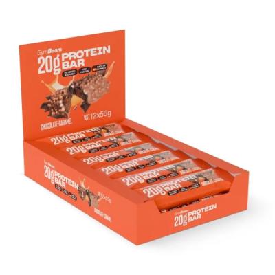 GymBeam 20 g Protein bar čokoláda karamel