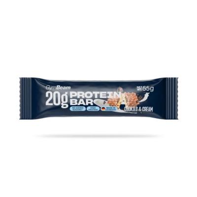 GymBeam 20 g Protein bar cookies & cream