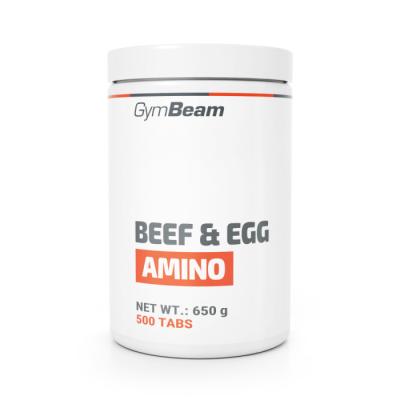 GymBeam Beef&Egg 500 tab. bez príchute