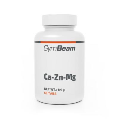 GymBeam Ca-Zn-Mg 60 tab bez príchute