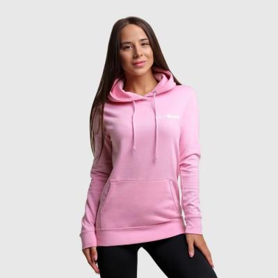 GymBeam Dámska mikina PRO Hoodie Baby Pink  XS