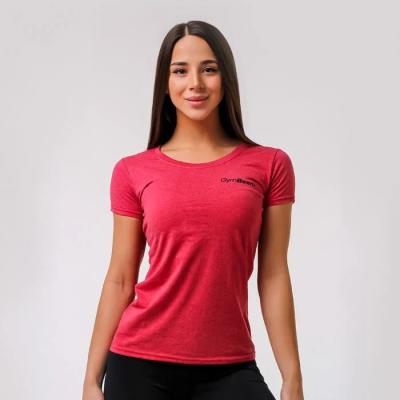 GymBeam Dámske tričko Basic Vintage Red  XS