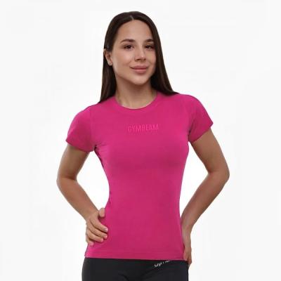 GymBeam Dámske tričko FIT Magenta L