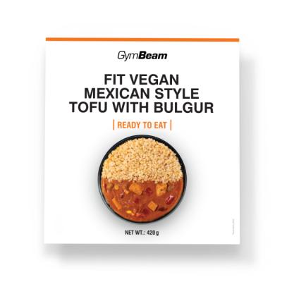 GymBeam FIT Vegan tofu s bulgurom na mexický spôsob 420 g