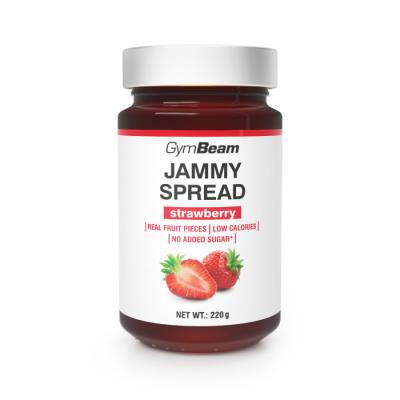 GymBeam Jammy Spread 220 g lesné ovocie