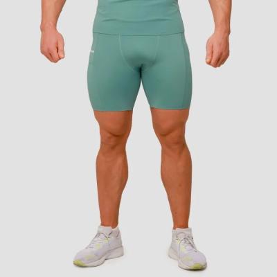 GymBeam Kompresné šortky Mid Blue L