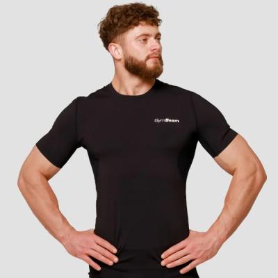 GymBeam Kompresné tričko Mid Black XL