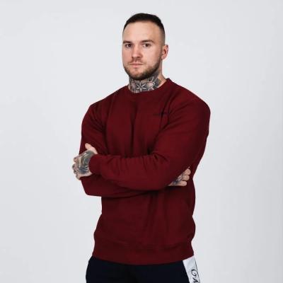 GymBeam Mikina Basic Jumper Burgundy XLXL