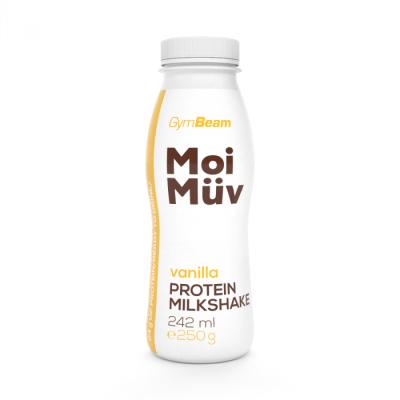 GymBeam MoiMüv Protein Milkshake 12 x 242 ml čokoláda