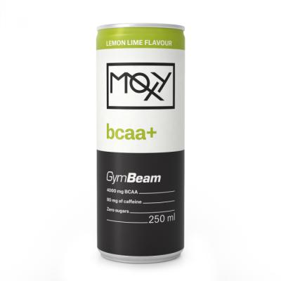 GymBeam MOXY BCAA+ energy Drink 24 x 250 ml citrón limetka