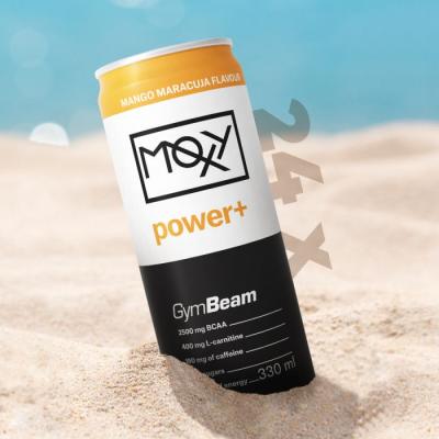 GymBeam MOXY power+ Energy Drink 330 ml mango marakuja