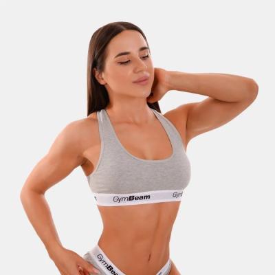 GymBeam Podprsenka Bralette Grey  LL