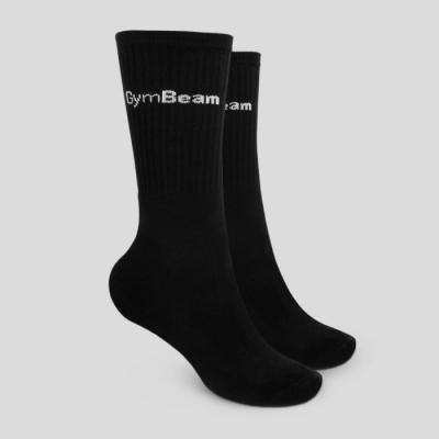 GymBeam Ponožky 3/4 Socks 3Pack Black  XL/XXL