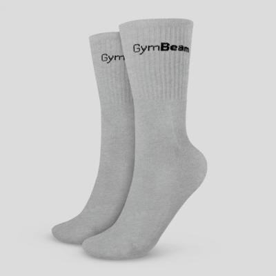 GymBeam Ponožky 3/4 Socks 3Pack Grey  XL/XXL