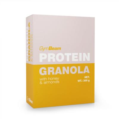 GymBeam Proteínová granola s medom a mandľami 5 x 300 g