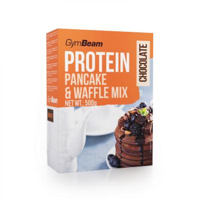 GymBeam Proteínové palacinky Pancake & Waffle Mix 500 g čokoláda