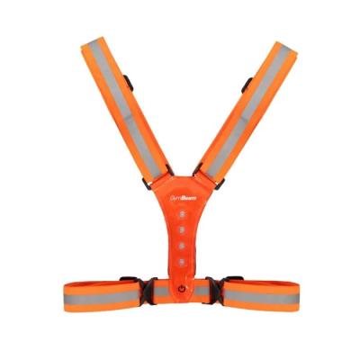 GymBeam Reflexná bežecká vesta Orange
