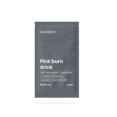 GymBeam Sample Pink burn drink 5 g citrón