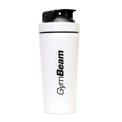 GymBeam Šejker Steel White 750 ml