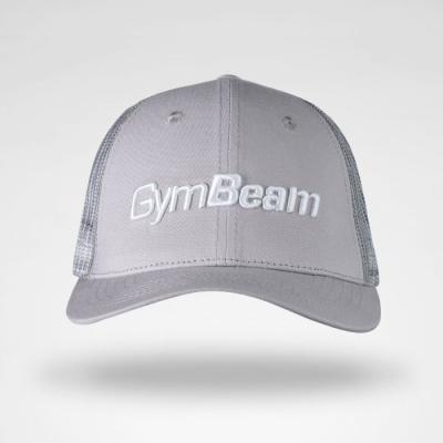 GymBeam Šiltovka Mesh Panel Cap Grey  uni