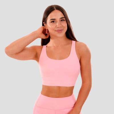 GymBeam Športová podprsenka Cut-Out pink XSXS