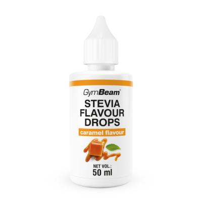 GymBeam Stevia Flavour Drops karamel