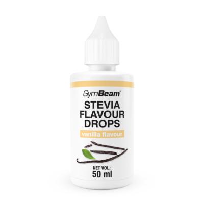 GymBeam Stevia Flavour Drops vanilka