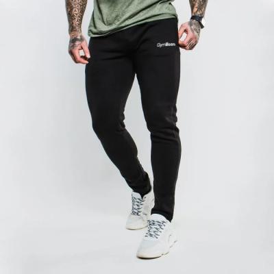 GymBeam Tepláky Slimfit Black  L