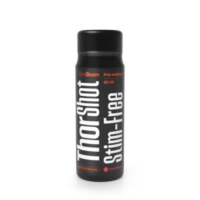 GymBeam Thor Stim-free shot 20 x 60 ml citrón limetka