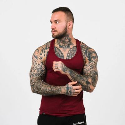 GymBeam Tielko Stringer Tank Top Burgundy  L