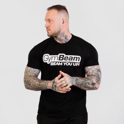 GymBeam Tričko Beam Black  XXXLXXXL