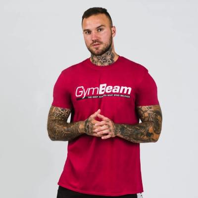 GymBeam Tričko Body and Mind Cardinal Red  L