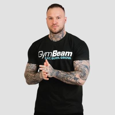 GymBeam Tričko Grow Black  MM