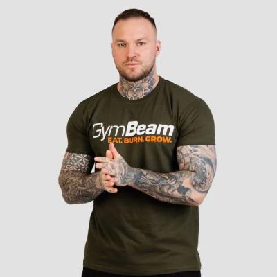 GymBeam Tričko Grow Military Green  XXXLXXXL